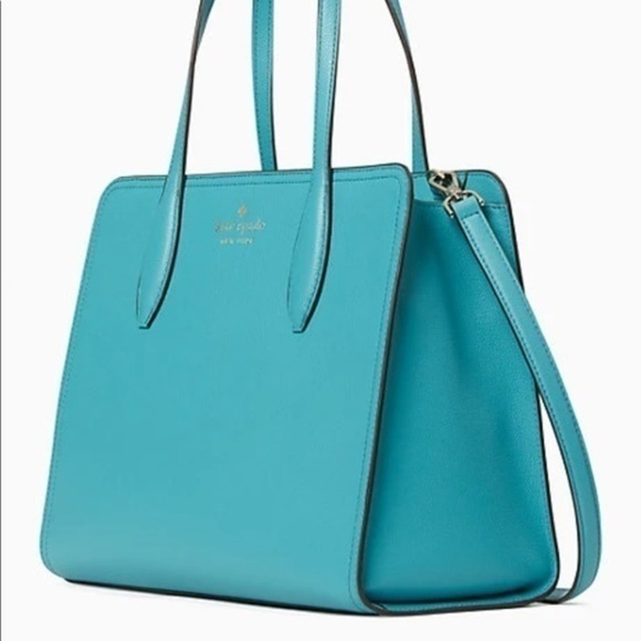 KATE SPADE Stone Blue Rowe Medium Satchel - Picture 3 of 12